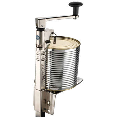 Restaurant Food Big Can Opener, Manual Table Mounted Heavy Duty Commercial  Steel