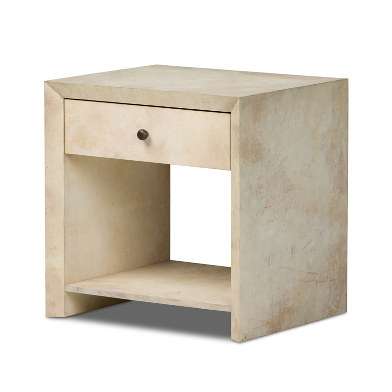 Dolly Nightstand-Light Natural Taupe Vellum