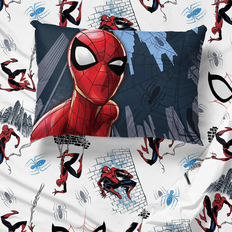 Spiderman Crawl Twin Sheet Set