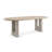 Arched Sandstone Extendable Dining Table