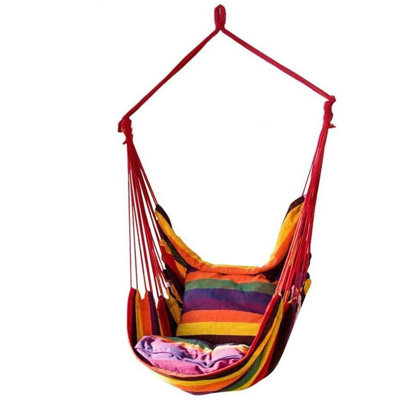 Outdoor  Chair Canvas  Hanging Chair Without Pillow And Cushion Indoor Outdoor  Garden Furniture Hammocks