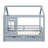 Twin Size House Bed With 2 Drawer