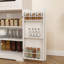 Buffet blanc avec huche, buffet de style campagnard moderne avec 2 tiroirs et portes de grange pour la cuisine, la salle à manger ou le salon | Idée de cadeau