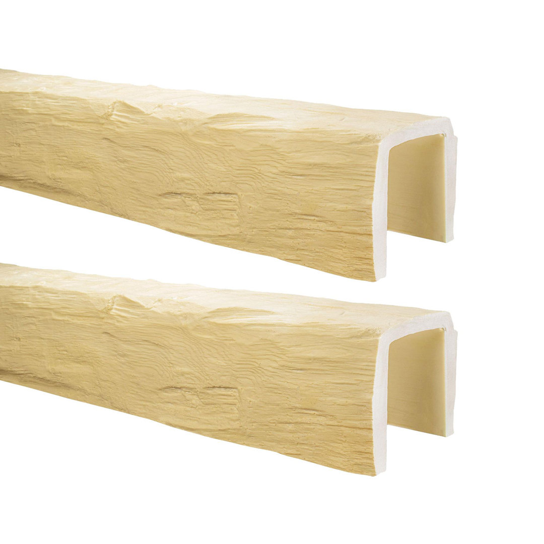 Faux Wood Beam 6 5/8"H x 153"W x 7 1/2"D U Shaped Ceiling Beam (Set of 2) Architectural Products by Outwater L.L.C. 