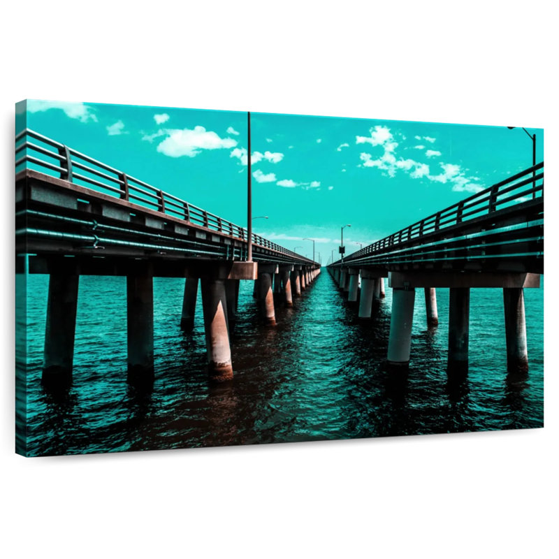 Lilie Chesapeake Bay Bridge Retro, H 32 po x l 48 po