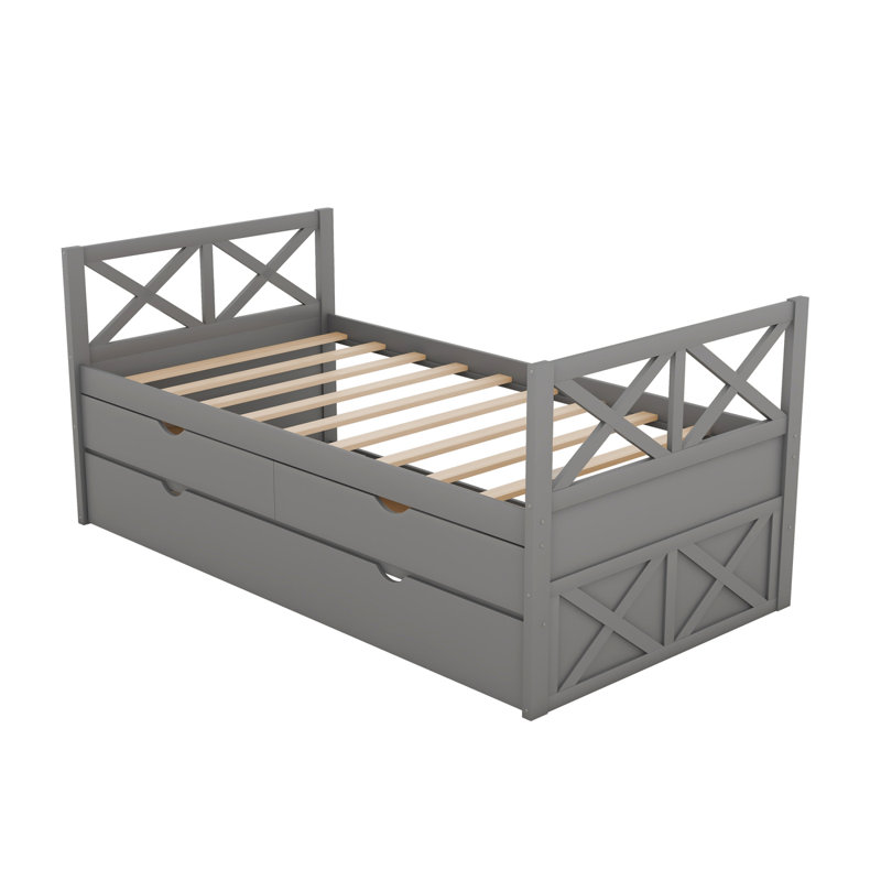 Lit de jour Modern Mossley, Gris