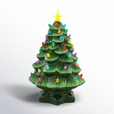 Nostalgic Ceramic Tree - Green