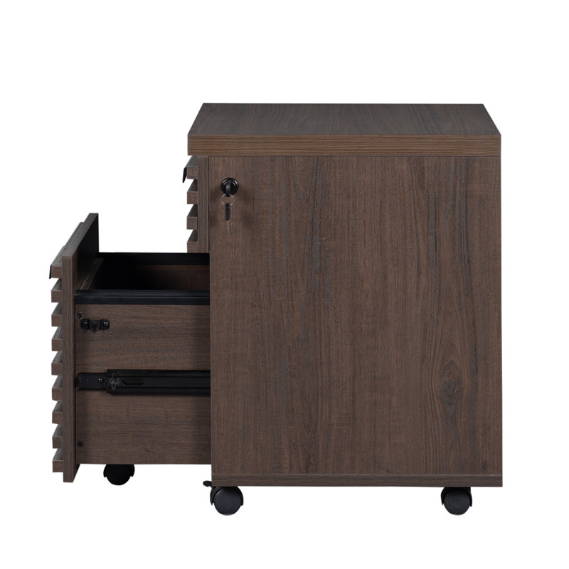 Mobile Pedestal, Brown
