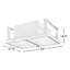 Hotte pour îlot avec lumières DEL 43 po Zephyr Lux Connect-66323842