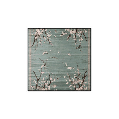 Machine Washable Gray Area Rug