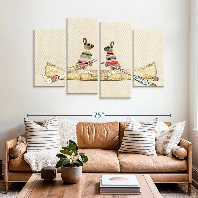 Brampt Rabbit Linen, 42" H x 68" W