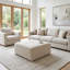 Repose-pieds carré de 33,86 po Hartwell-1466901562
