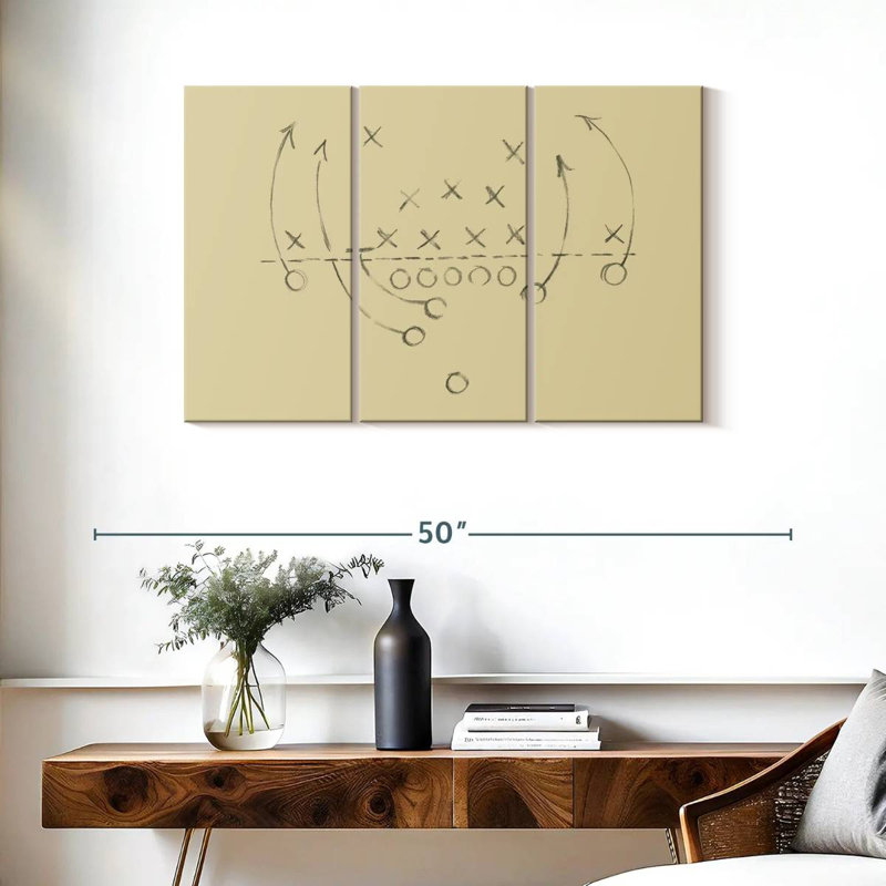 Sireci Playbook I, 24" H x 38" W