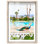 Impression de boîte à ombre Peacock's Poolside par Notoriart