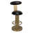 Sedes Swivel Upholstered Counter Stool with Metal Frame-61272599