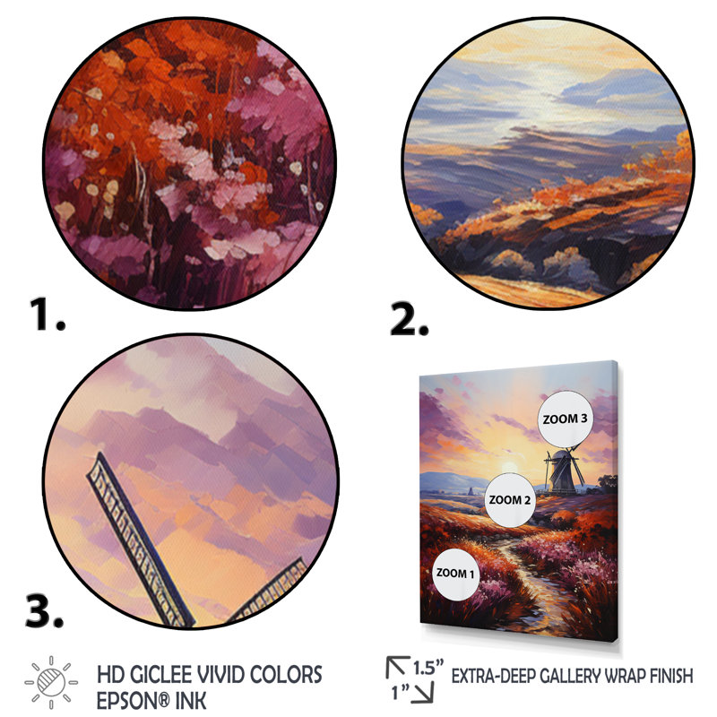 «Bareerah Mills Autumn Mill Reflection I», reproduction sur toile, H 32 po x l 16 po x P 1 po, Cadre flottant noir