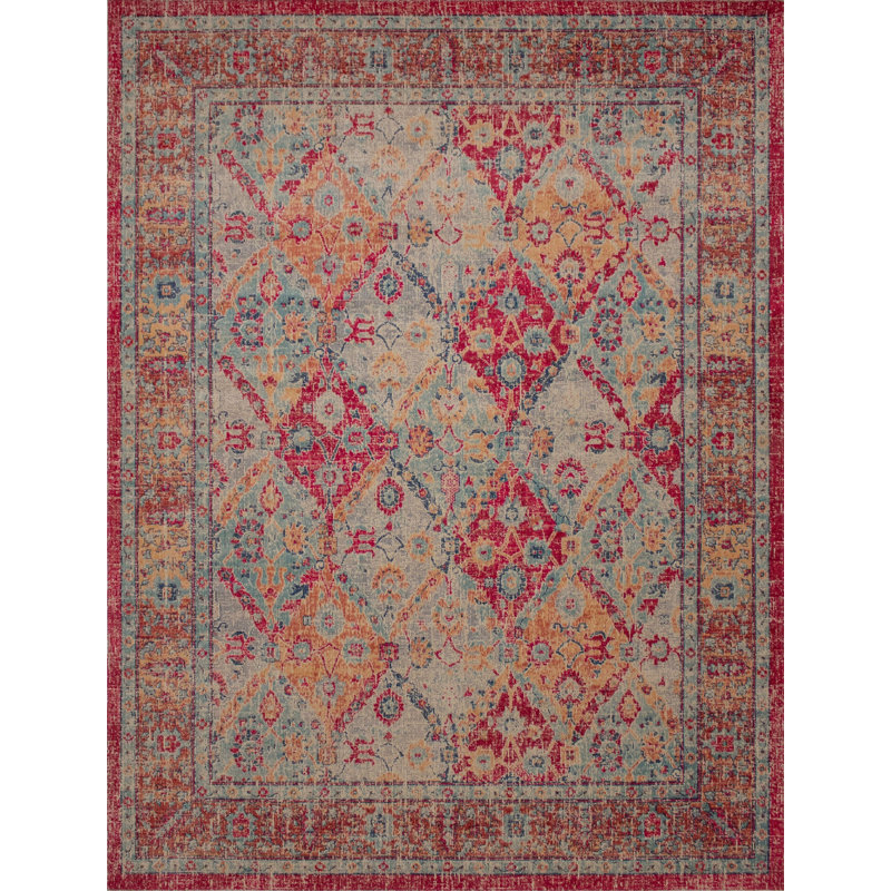 Shantae Oriental Indoor Rug, Rectangle 5'3" x 7'6"