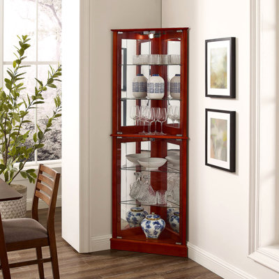 Armoire d'angle Curio