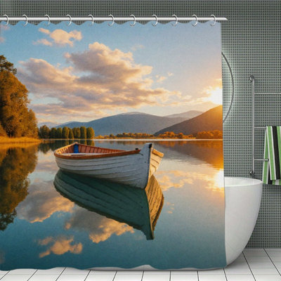 Rideaux de douche Lake Sunset, 71 × 71