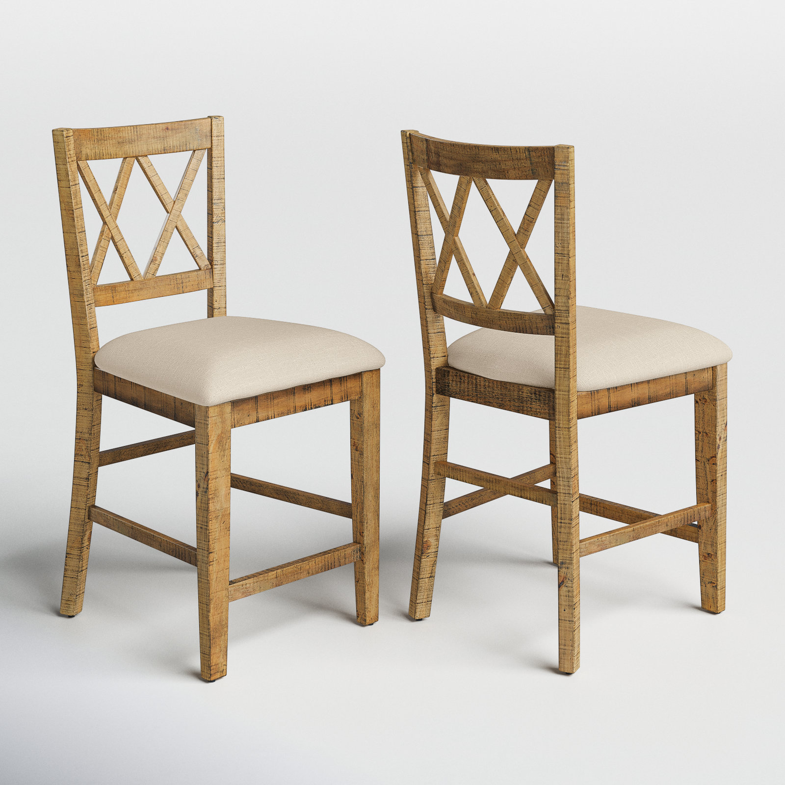 Maxine 25" Bar Stool, Brown