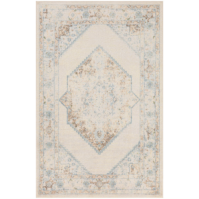 Tapis ivoire lavable à la machine Haydel