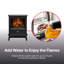 Dimplex Bayport Optimyst Water Vapour Technology Electric Stove Fire, Black, 44 cm W 