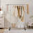 Versatile Heavy Duty Rolling Clothes Rack for Various Garments