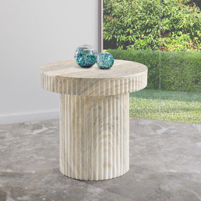 Table de bout en béton intérieur / extérieur Legatto
