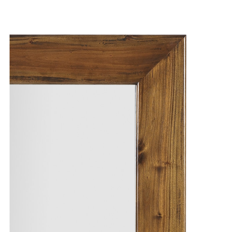 Flamingo Wood Wall Mirror, 100 cm H