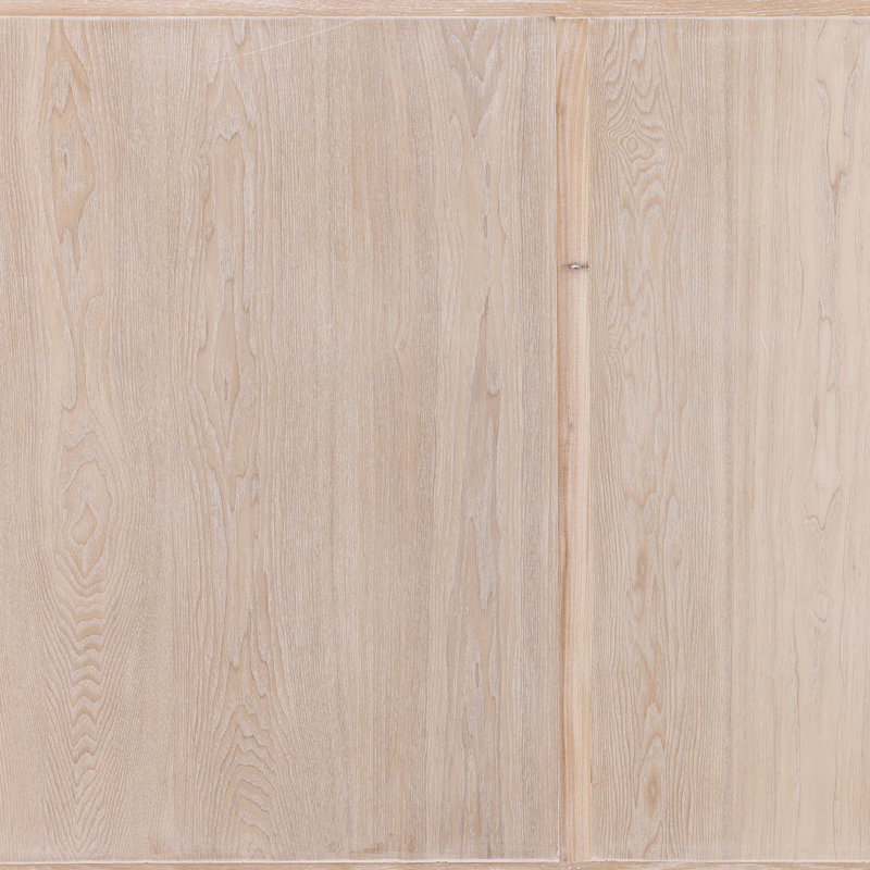 Harrison 86" Elm Wood Sideboard, Whitewash