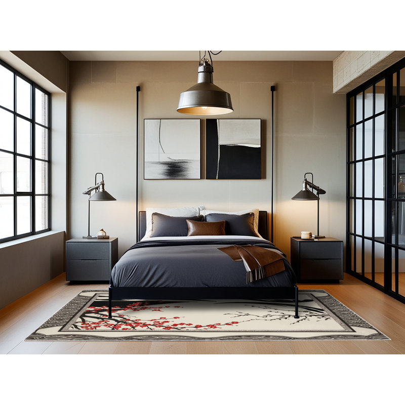 Tapis Branching Serenity, Carré 8 pi