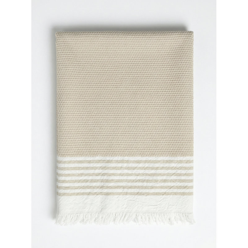 Serviette turque en coton beige New England