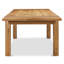 Table de salle à manger extensible en bois de chêne massif Dublin