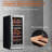 14.8'' 28 Bottle Dual Zone Wine Refrigerator Freestanding/Built-In Wine Cooler