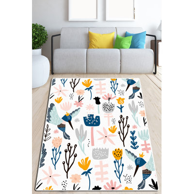 Murrow Floral Area Rug