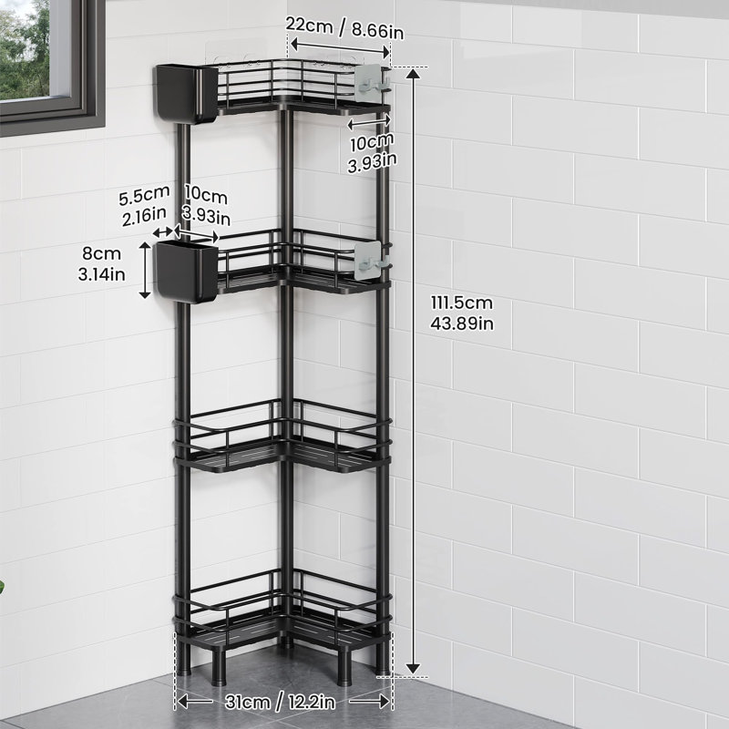 Metal Bathroom Shelves