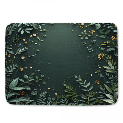 Tapis de bain feuillage