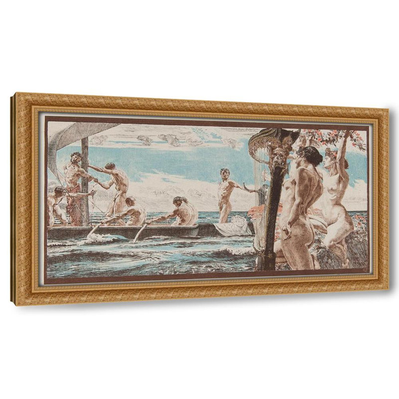 Odysseus und Sirenen (1897), 26" H x 32" W