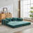Compression Sofa,Convertible Floor Sofa Bed With Fixed-Shape Frame, Loveseats Boneless Modular Sectional Sofa,No Assembly Required,Chenille Fabric,For Living Room Bedroom-509864345