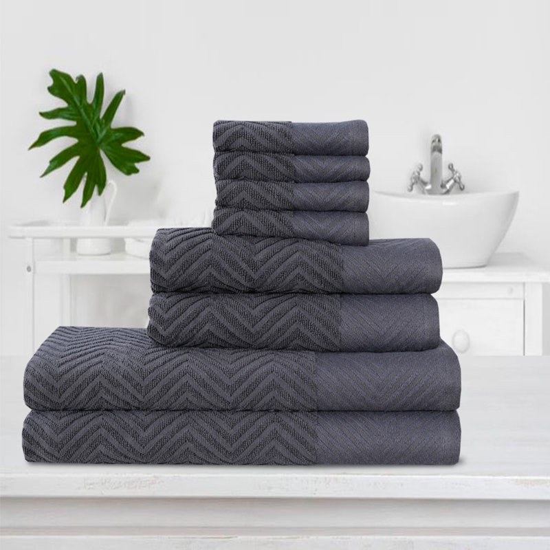 100% Cotton Mulit-Size Set, Charcoal