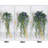6-Branch Artificial Flower Eucalyptus Camellia Rattan Rose Wall Hanging Decoration-1712504868