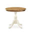 Table de cuisine antique et moderne - plateau de table de salle à manger naturel avec base piédestal, lin-755476778-755476779-784433781