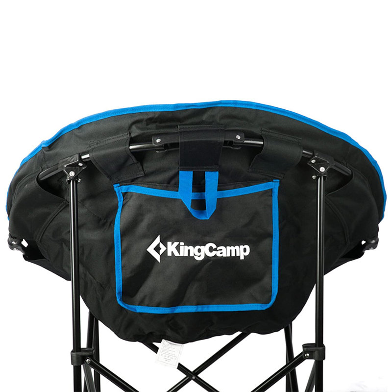 Camping Chair, Black/Royal Blue