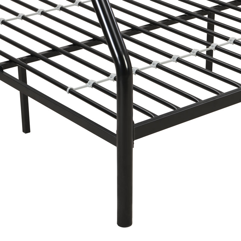 Lit superposé simple au dessus d'un lit double, aucun sommier nécessaire, grand rangement sous le lit, assemblage facile