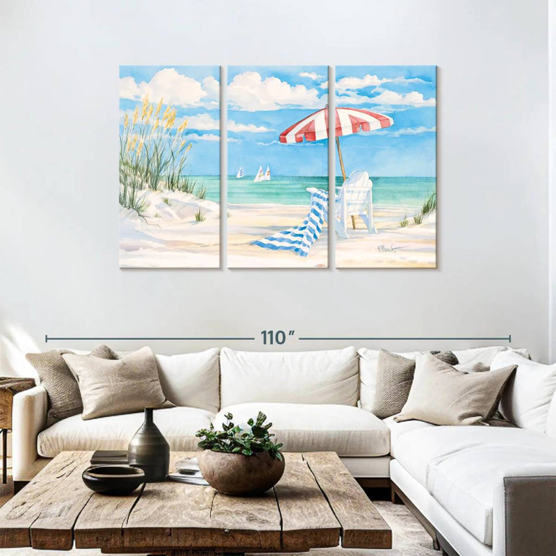 Gillard Beaches de Floride, H 48 po x l 74 po