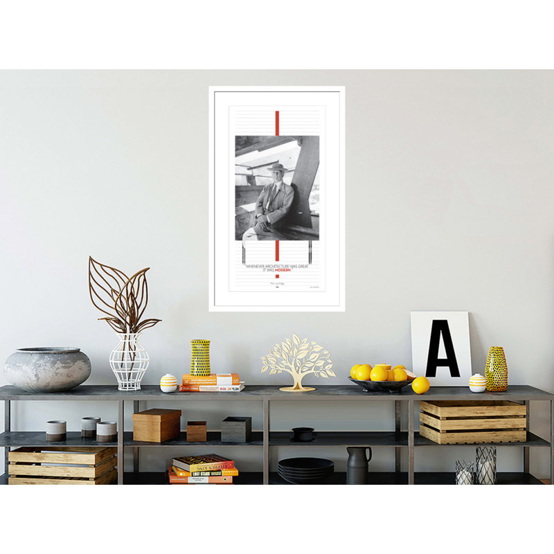 «Great Architecture» par - estampe numérique encadrée, H 41,5 po x l 25,02 po