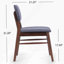 Chaises en tissu, ensemble de 2