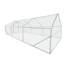 Poulailler extérieur en métal grand espace 10 * 6 pi 3 unités pour utilisation en extérieur-417689802