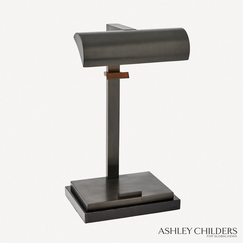Tabletop Easel Lamp, Black