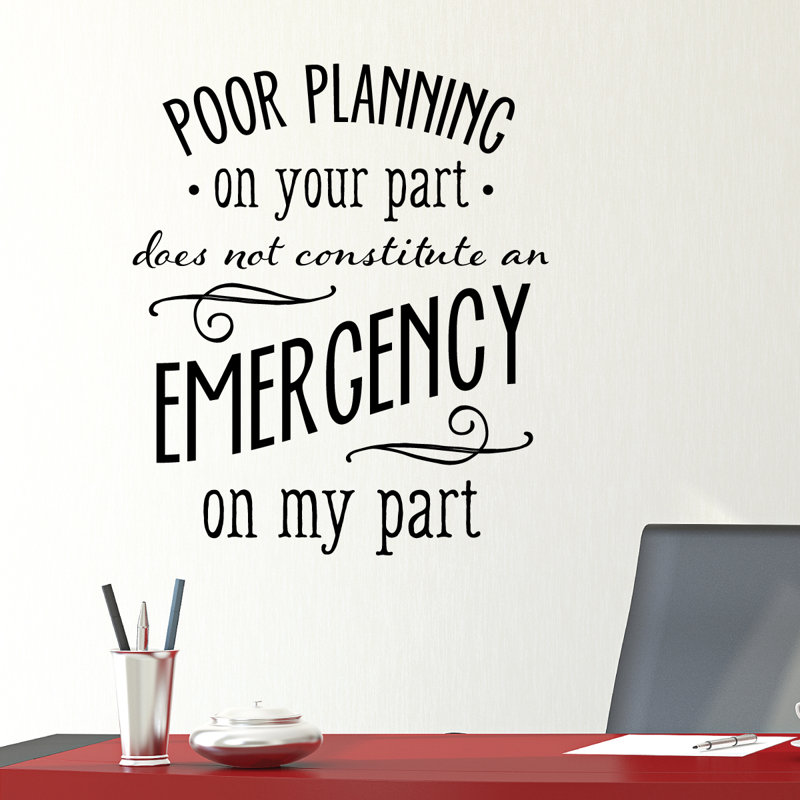 Text & Numbers Wall Decal